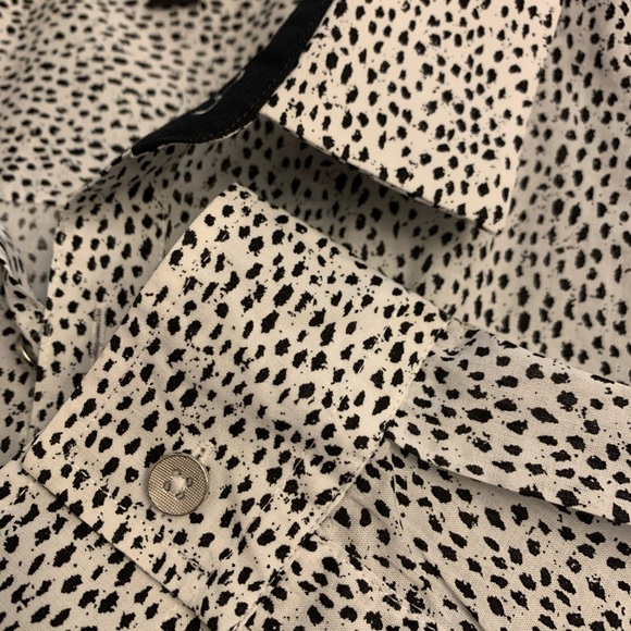 INC Long Sleeve Button Front Blouse - Picture 2 of 8